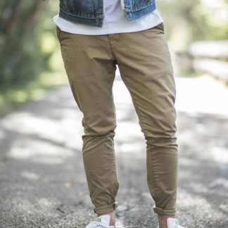Chengmei Men's Straight Fit Chino Pants — Cotton Twill
